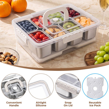 Homelove Snackle Box Container with Ice-Pack