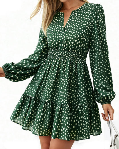 BTFBM Women’s Floral Long Sleeve Mini Dress