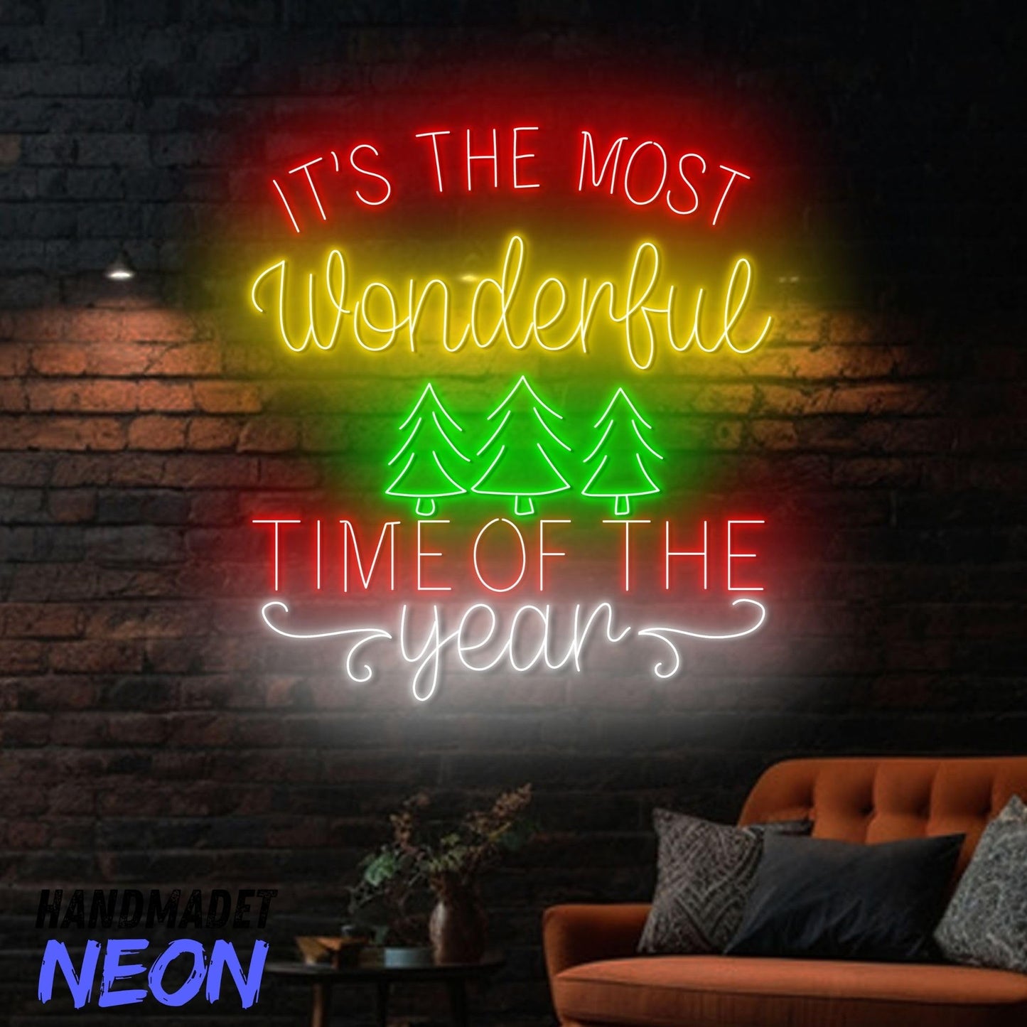 Custom Merry Christmas Tree Neon Sign Led Sign LED Lights (Merry Christmas)