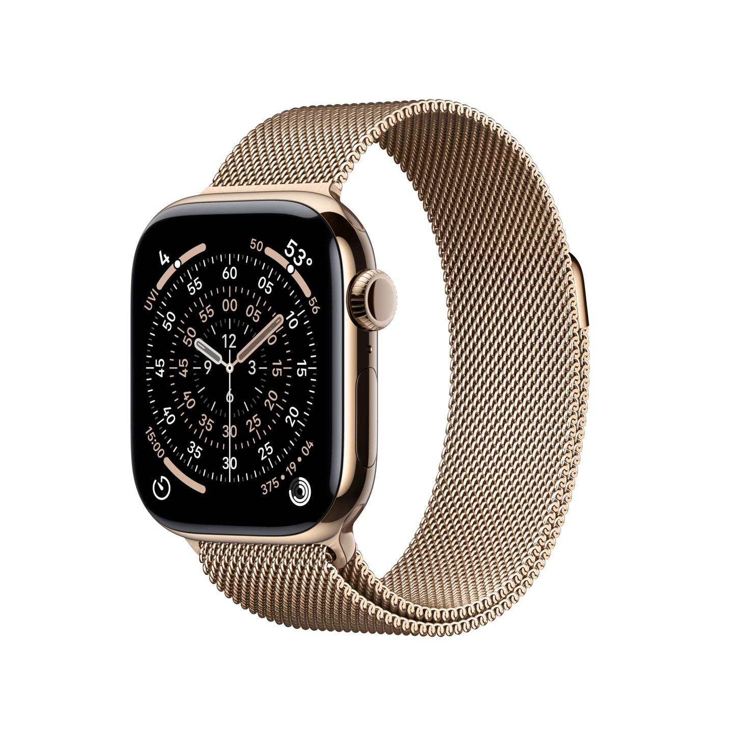 Apple Watch Series 11 [GPS 42mm] Smartwatch with Rose Gold Aluminum Case with Light Blush Sport Band - S/M. Sleep Score, Fitness Tracker, Health Monitoring, Always-On Display, Water Resistant