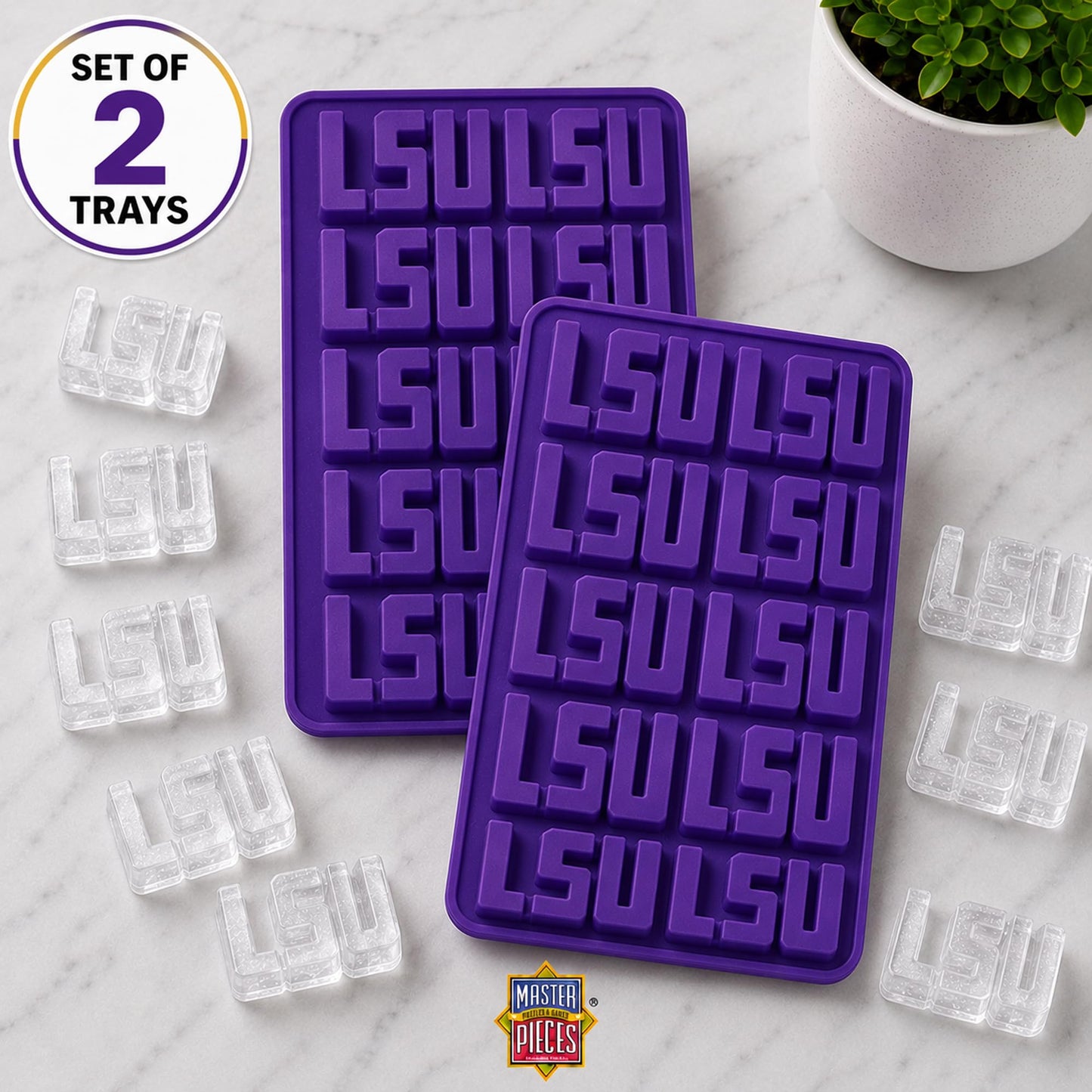 Masterpieces Fanpans Ncaa Alabama Crimson Tide Silicone Ice Cube Tray Set - Fun Alabama Merchandise, Dishwasher Safe