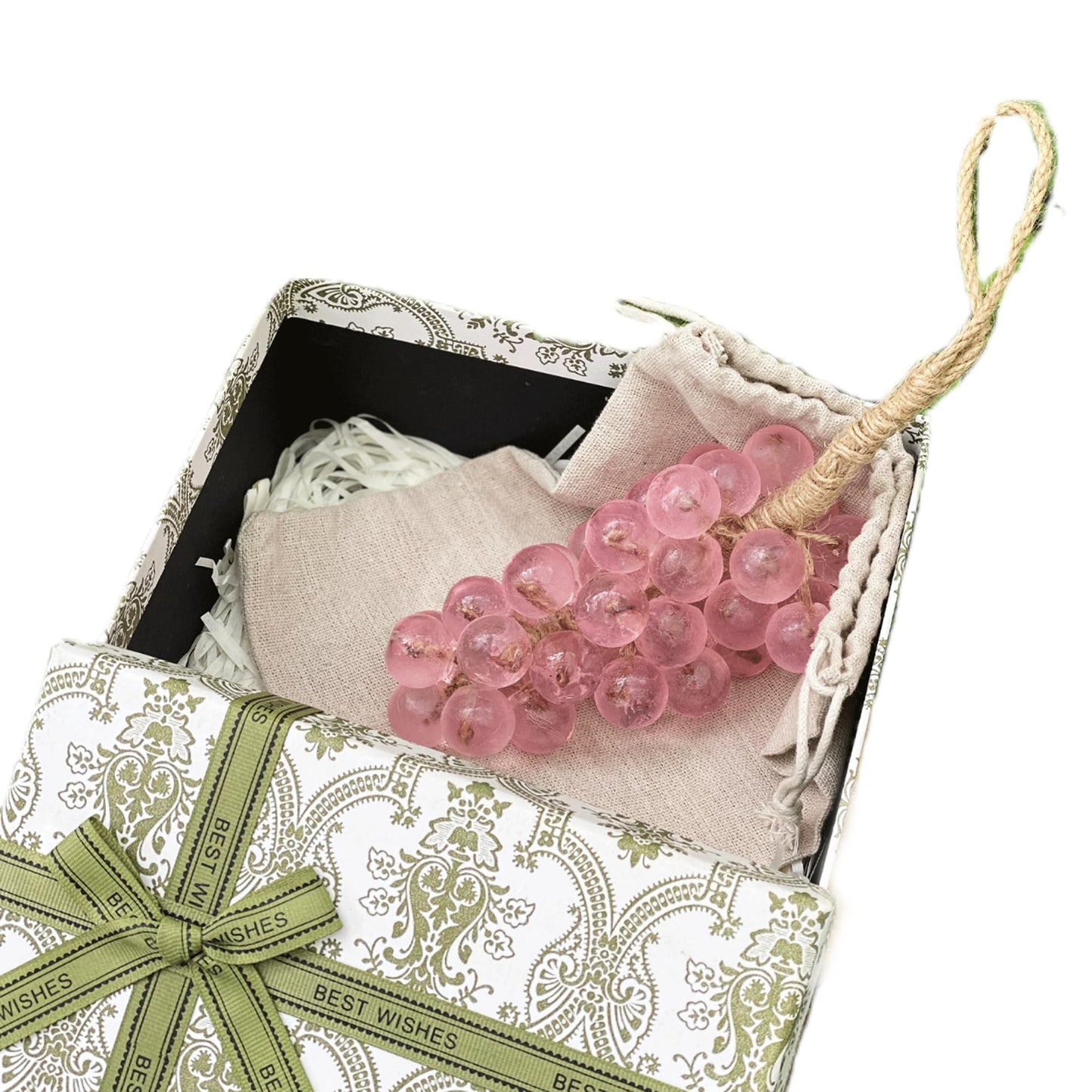 Grape Soap on a Rope with Gift Box