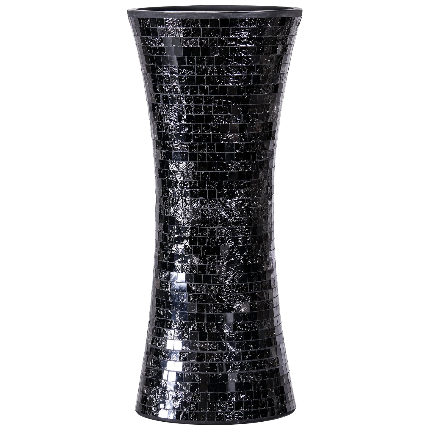 11.6" H Purple Red Mosaic Vase