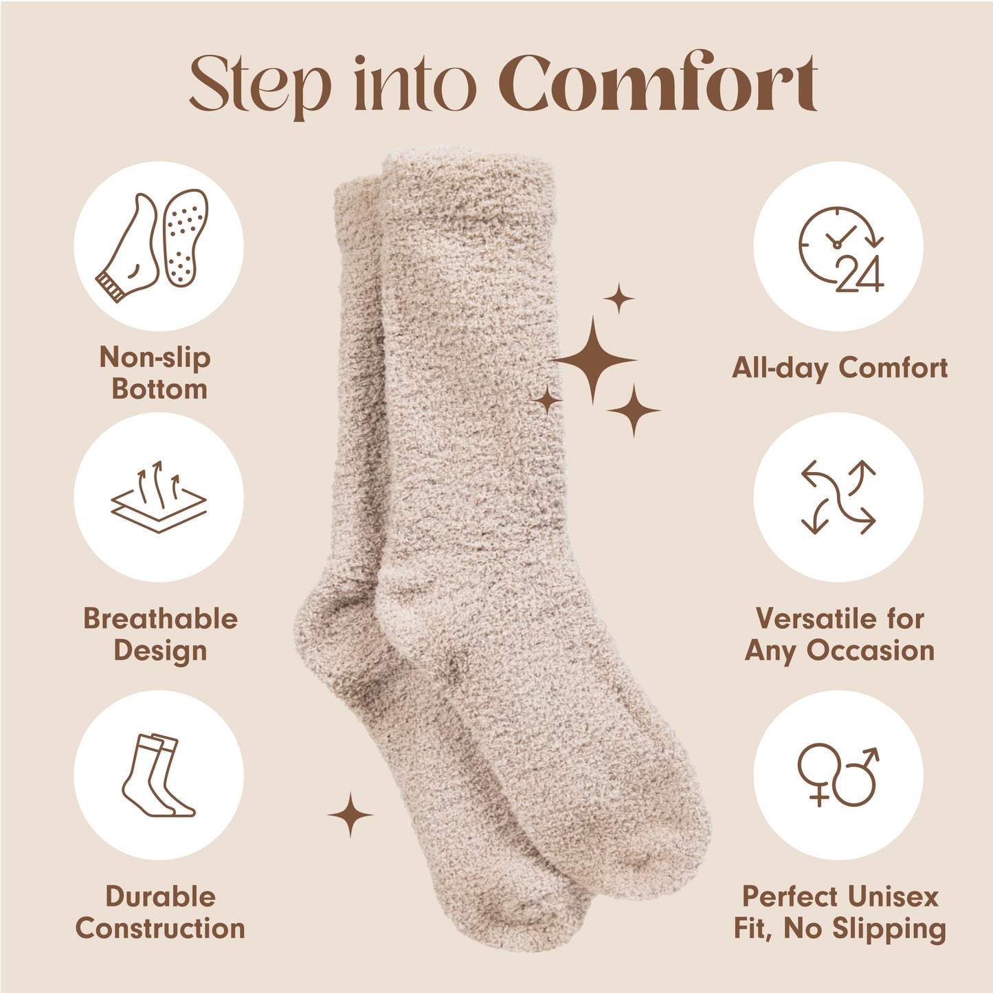 Unboxme Gifts Warm & Cozy Ultra-Luxe Cloud Sock