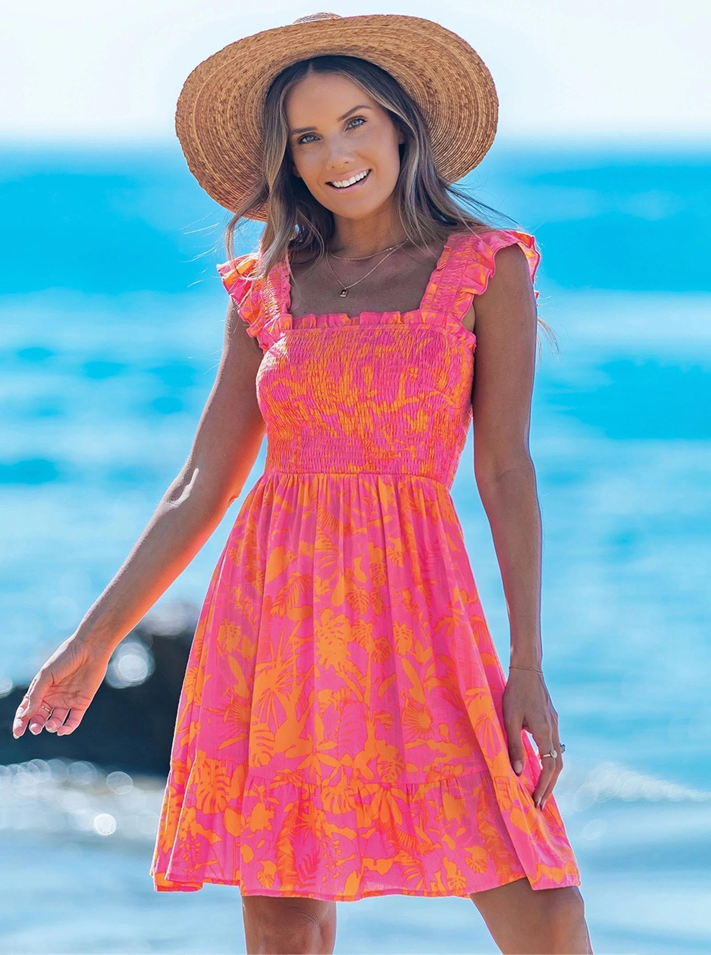 popvil Women Summer Mini Dress