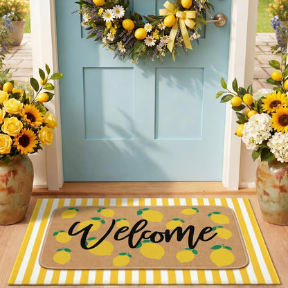 Tinideya 2 Pcs Halloween Door Mats Outdoor Layered Ghost Front Door Mat