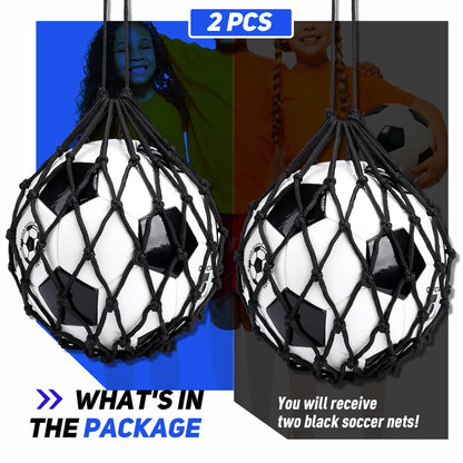TOBWOLF Football Kick Trainer, Soccer Return Trainer Net Fits Ball Size 3, 4, 5, Hands-Free Soccer Kick Throw Training Aid