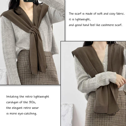 huablo Women's Fashion Knitted Shawl