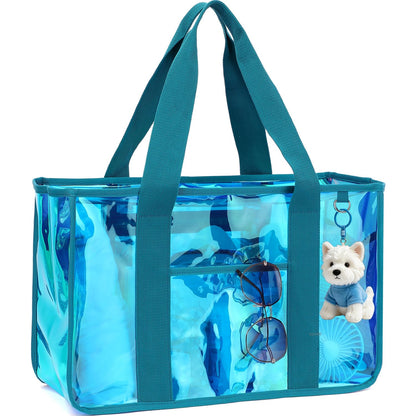 Fammart Iridescent Clear Beach Bags (Waterproof)
