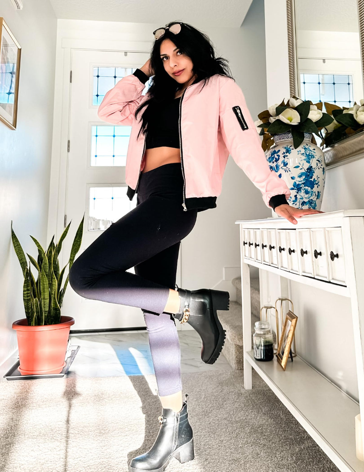 Zeagoo Women Bomber Jacket