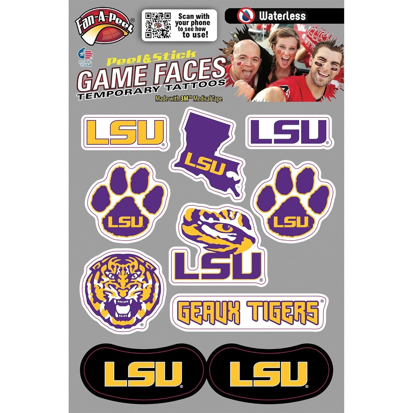 Alabama Waterless Temporary Tattoos - Hypoallergenic Peel and Stick Waterproof Temporary Tattoos - Officially Licensed