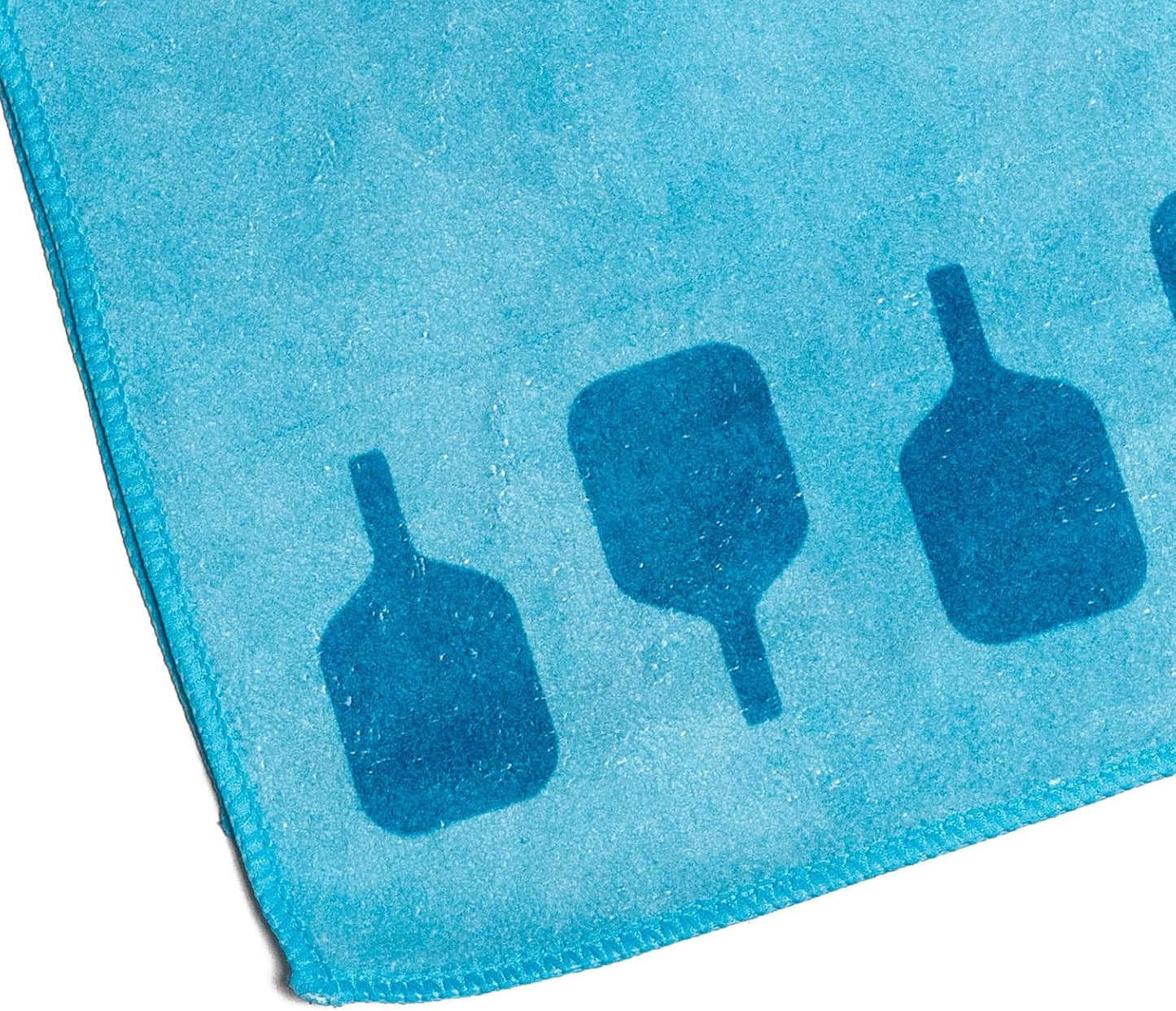Pickleball Towel – Microfiber Sports Towel with Pickleball Pattern – Quick-Dry Sweat Towel for Pickleball Players, Accessories & Gifts (Teal Pickleball Paddles)