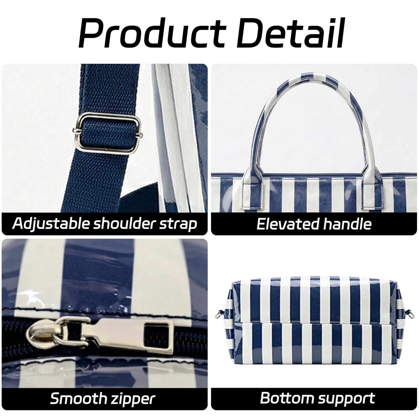 GISMTR Large PVC Tote Bag