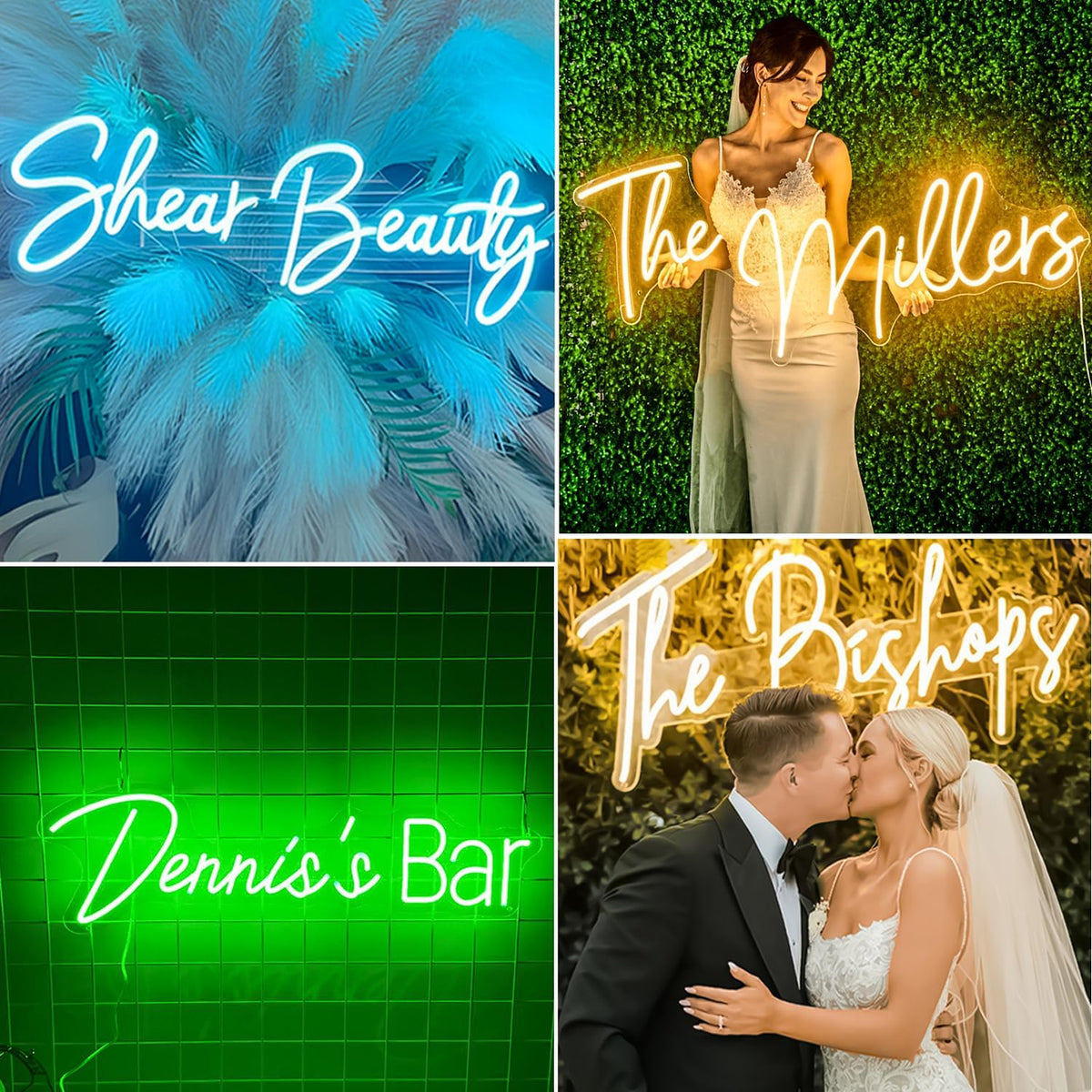 CIONAOR Custom Neon Sign, Custom LED Neon Sign Customizable for Wedding Bar Salon Beauty Business Light Up Name Sign, Personalized Neon Light Suitable for Events Birthday Gifts Decorations