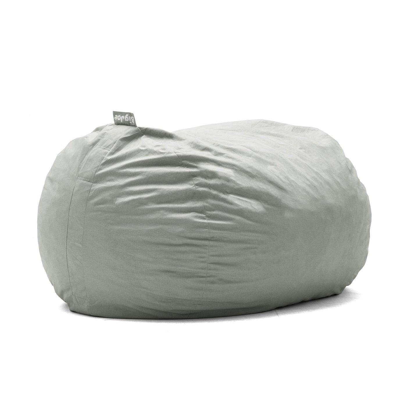 Big Joe Fuf 7Ft Giant Foam Bean Bag Chair, Oversized Couch with Removable Cover for Kids, Teens, Adults, Fog Lenox, Durable Woven Polyester, 7 Foot