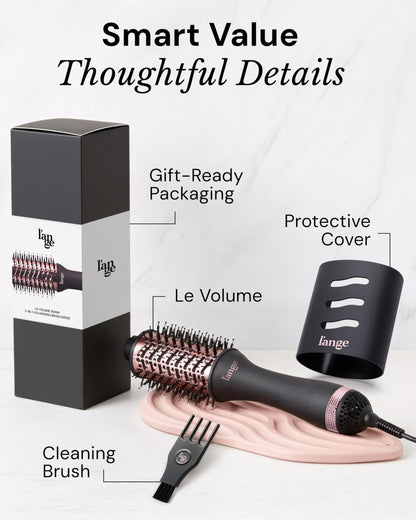 L'ANGE HAIR Le Volume 2-in-1 Titanium Blow Dryer Brush