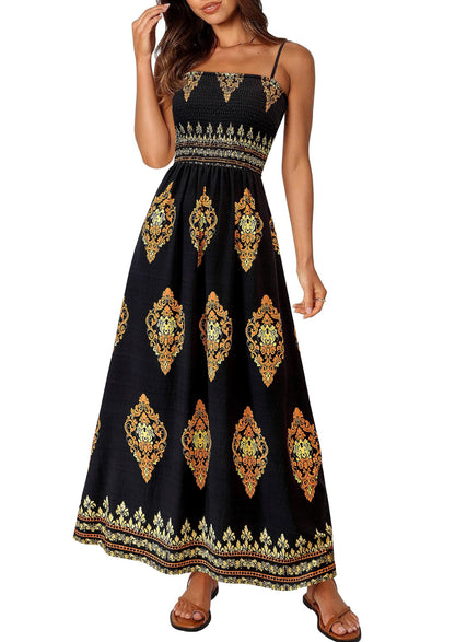 PRETTYGARDEN Women's Summer Boho Maxi Dress