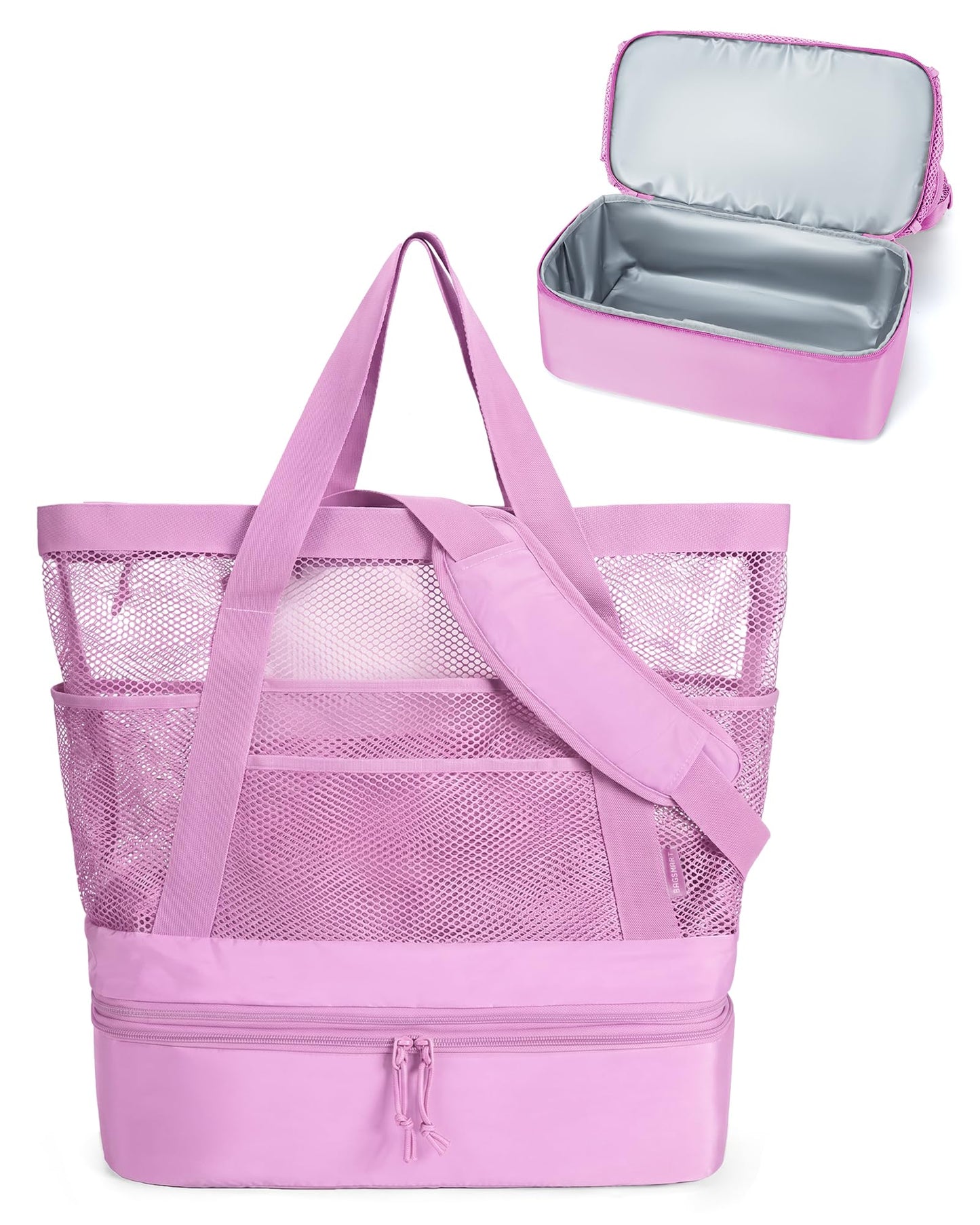BAGSMART Beach Bag for Women, Large Beach Bag Swim Pool Bag