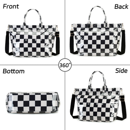 GISMTR Large PVC Tote Bag