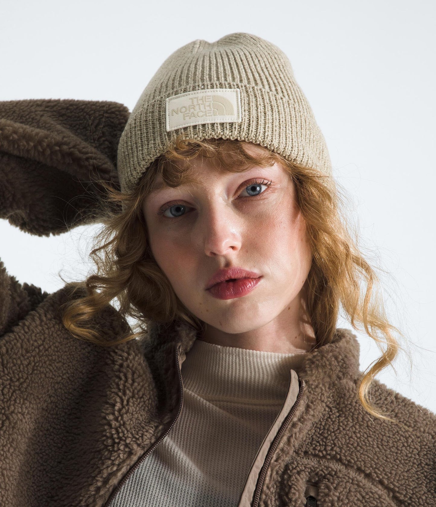 THE NORTH FACE TNF Logo Box Cuffed Beanie | Classic Fit, Rib Knit Winter Hat for Men & Women