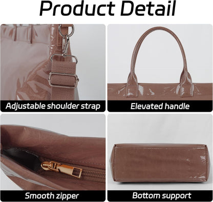 GISMTR Large PVC Tote Bag