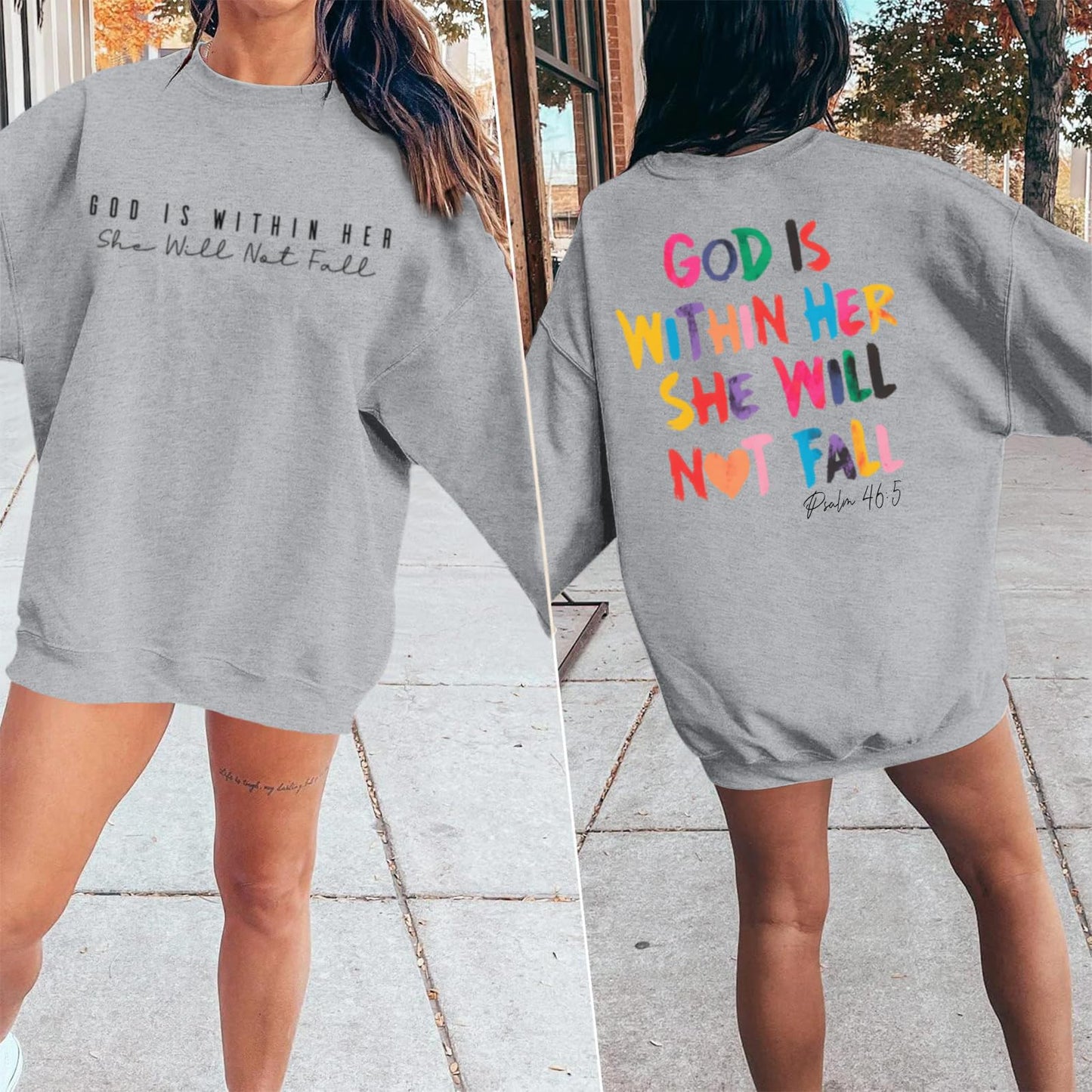 Sulayesh Christian God Is Within Her Sweatshirts
