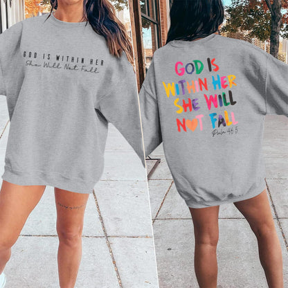 Sulayesh Christian God Is Within Her Sweatshirts