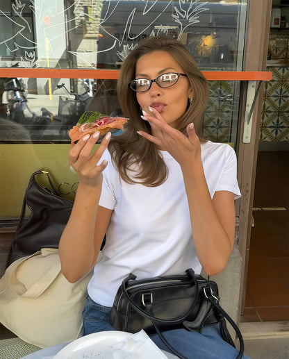 GUVIVI Retro Oval Sunglasses for Women