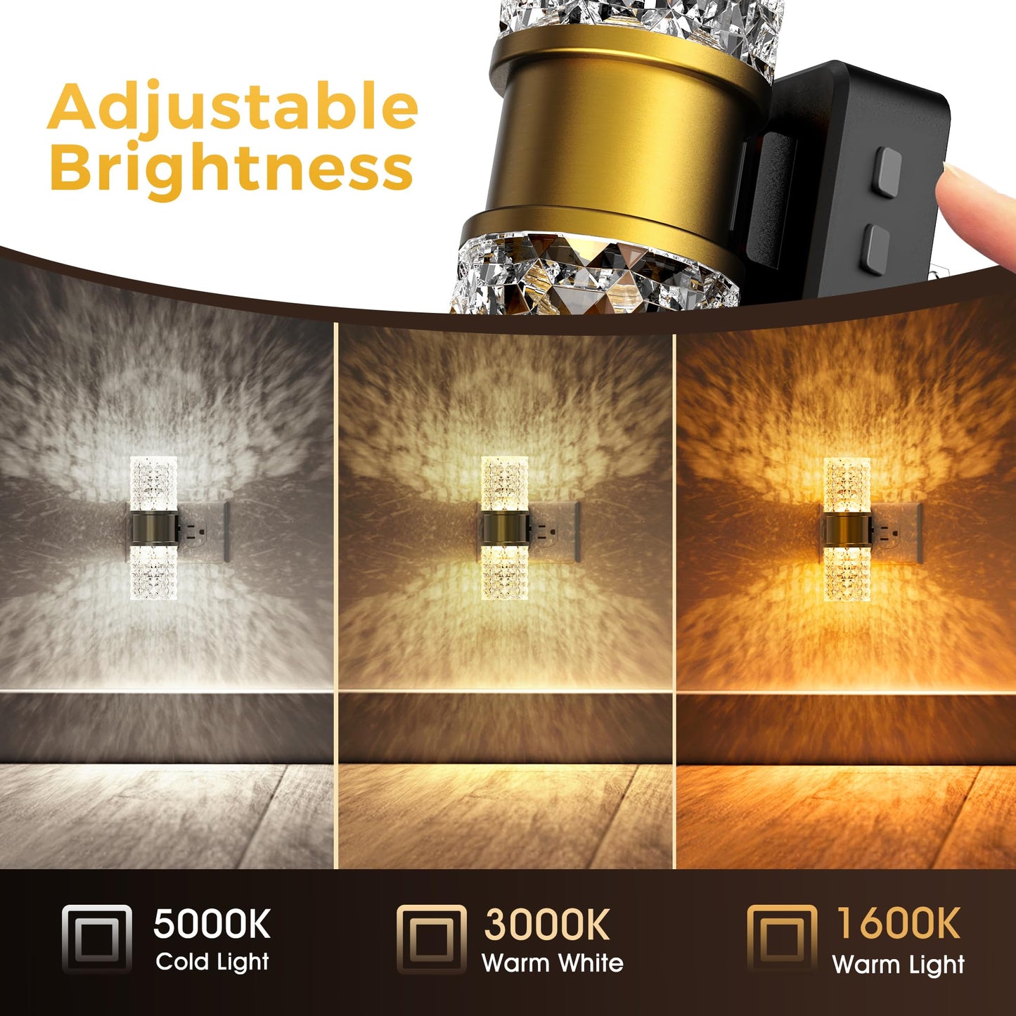 L LOHAS LED Night Light, Modern Night Lights Plug into Wall | 2 Pack