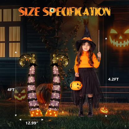 AW 9Ft Animatronics Flying Witch Hovering Broom Animated AC 100V-240V Halloween Outdoor Decoration Motion Activated 2026