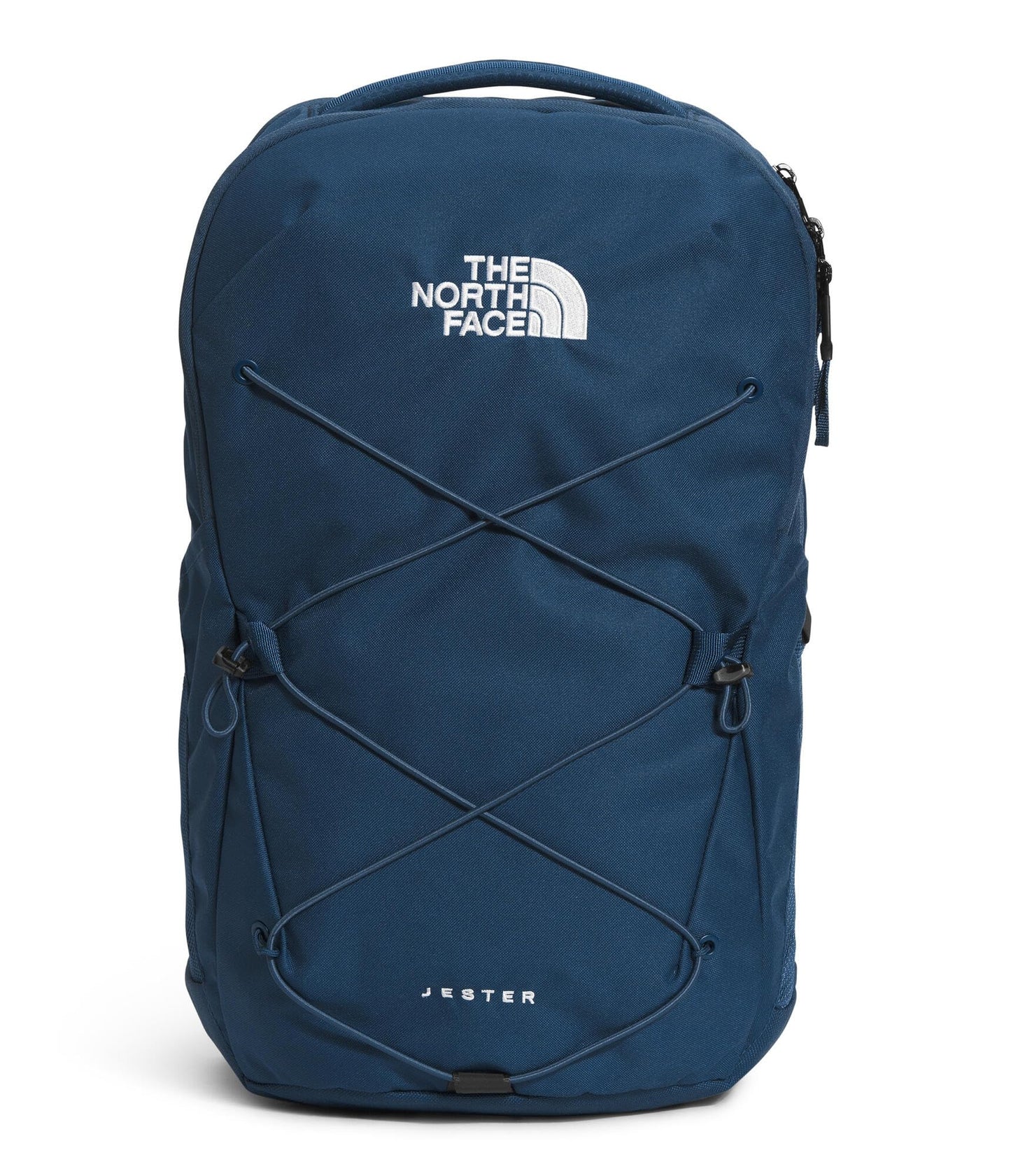 The North Face Jester Everyday Laptop Backpack - Commuter Daypack, Water Repellent, Laptop Sleeve, Lunar Blue/Fizz Lime, One Size