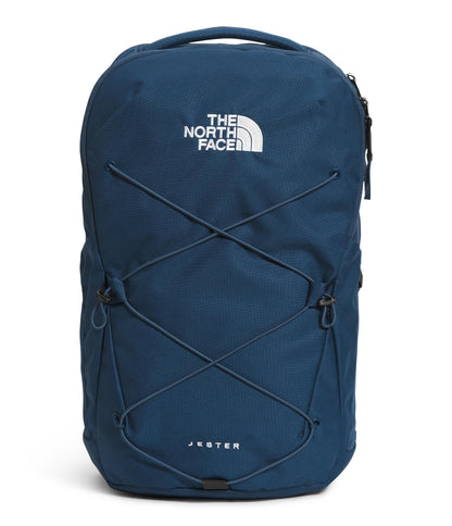 The North Face Jester Everyday Laptop Backpack - Commuter Daypack, Water Repellent, Laptop Sleeve, Lunar Blue/Fizz Lime, One Size