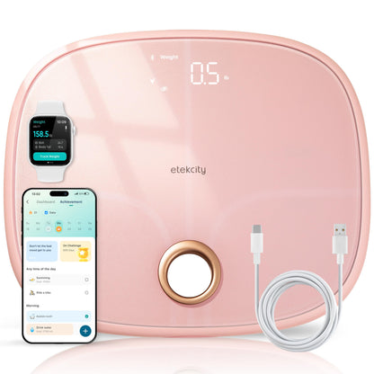 Etekcity Upgraded Smart Scale for Body Weight, FSA&HSA Eligible, Bathroom Digital Scale with BMI, Body Fat, Muscle Mass, 13 Metrics with a Large Display, Support Offline Mode and Apps Connection