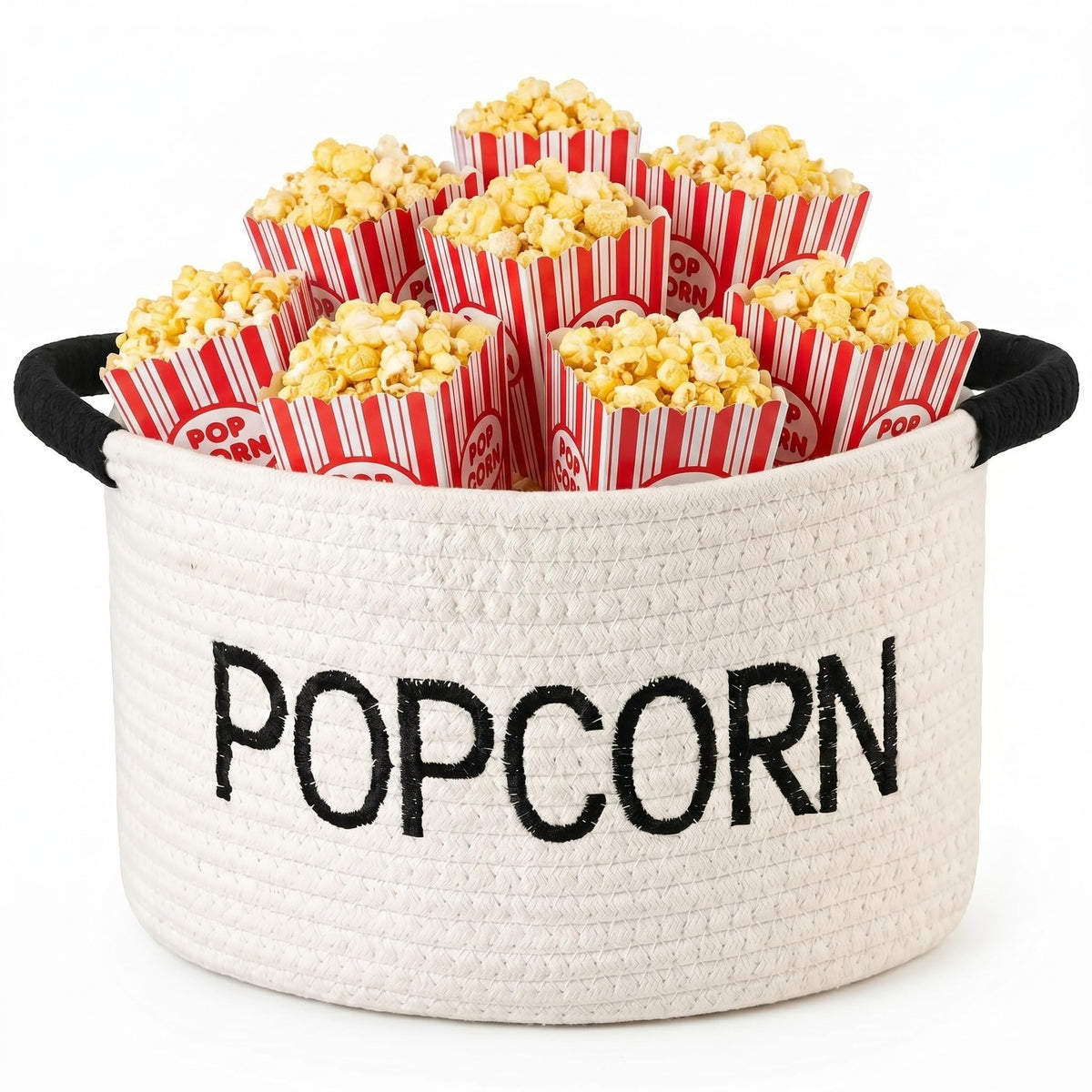 Yungyan Halloween Movie Night Supplies Snack Tray, Orange Gift Basket
