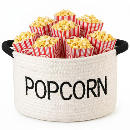 Yungyan Halloween Movie Night Supplies Snack Tray, Orange Gift Basket