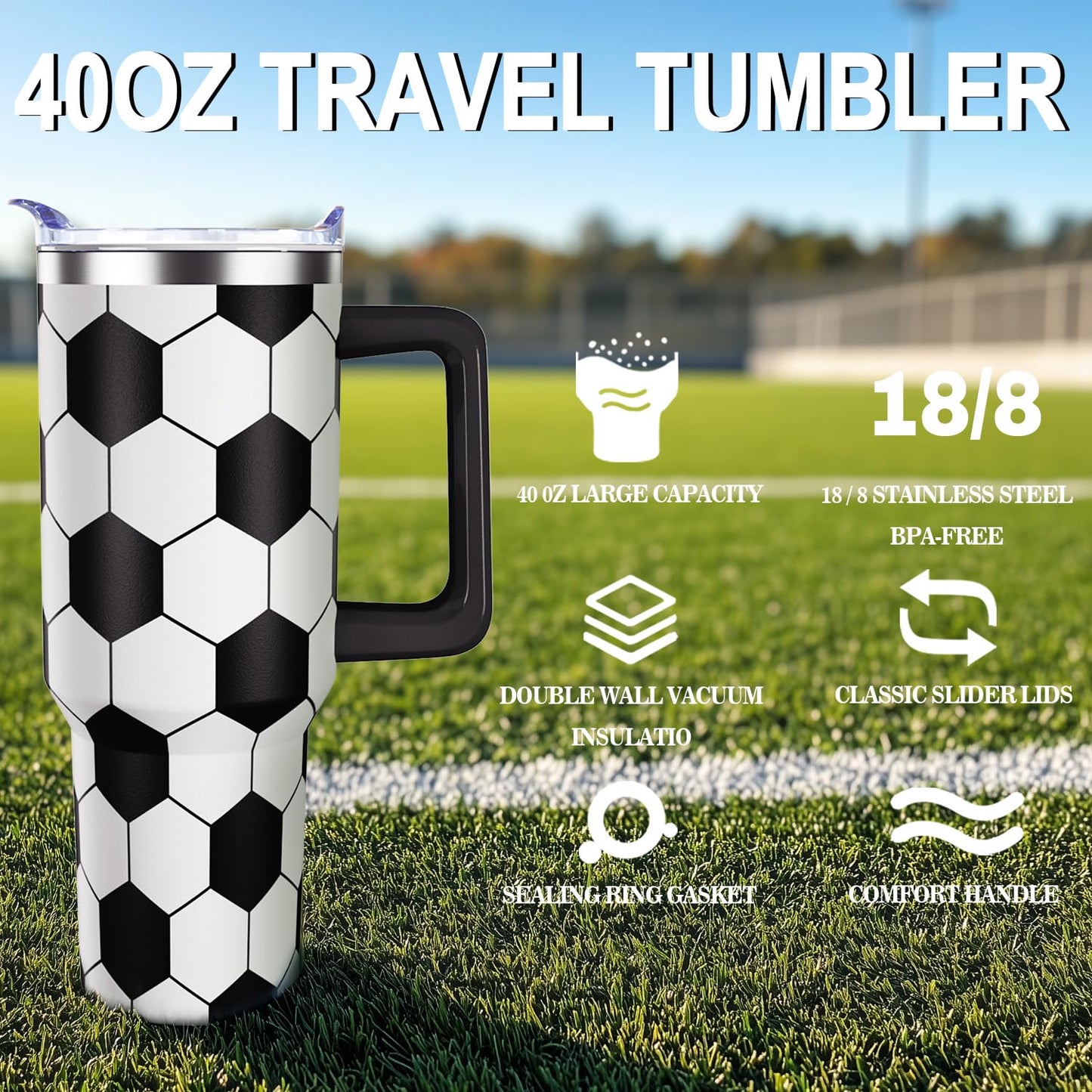 40oz Baseball Tumbler Gifts Stuff for Men Women Gift for Coach Mom