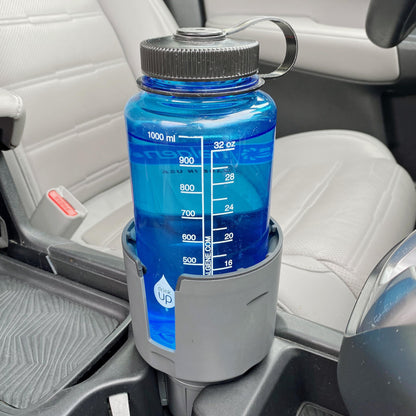 Swigzy Car Cup Holder Expander Adapter for Large Water Bottles - [Patented & Upgraded] - Holds: Hydro-Flask, Yeti, Nalgene, Owala, 32-40oz - Adjustable Expandable Insert Extender - Universal
