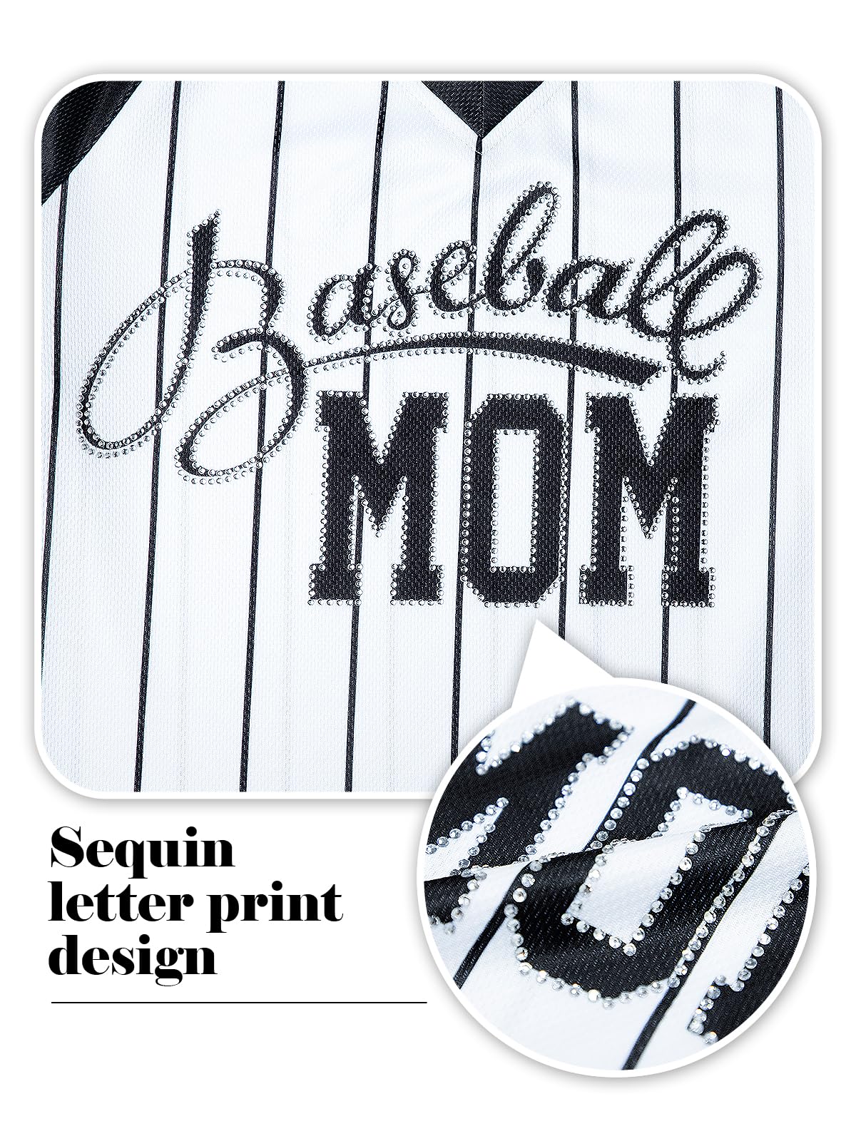 Baseball Shirt Women Baseball Mom Shirts Baseball Game Day Top