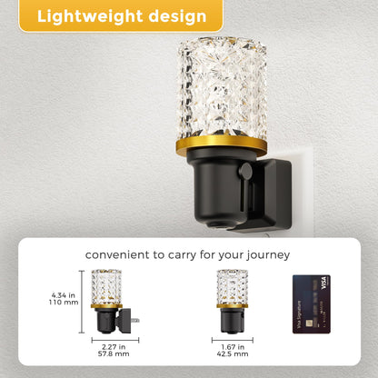 L LOHAS LED Night Light, Modern Night Lights Plug into Wall | 2 Pack