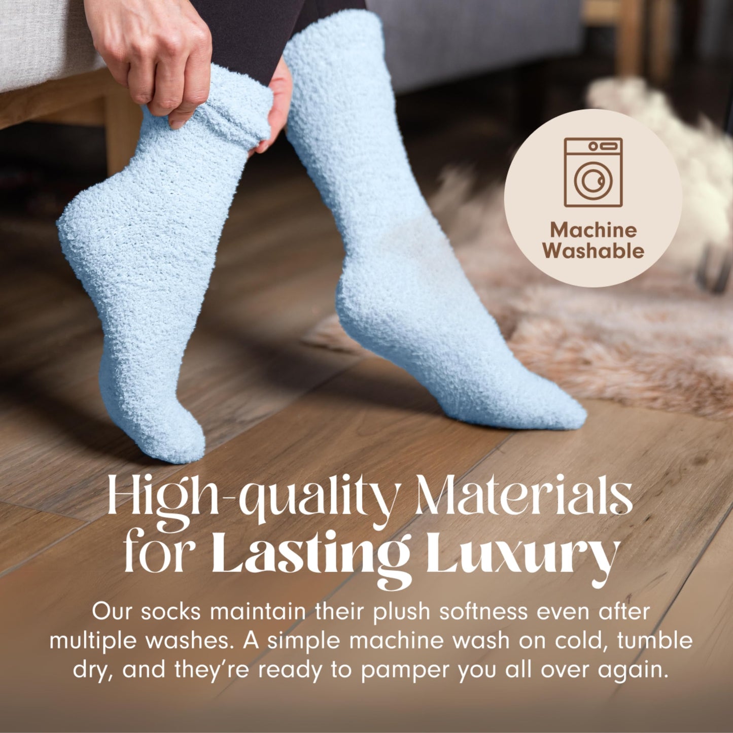 Unboxme Gifts Warm & Cozy Ultra-Luxe Cloud Sock