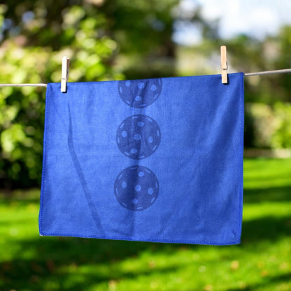 Pickleball Towel – Microfiber Sports Towel with Pickleball Pattern – Quick-Dry Sweat Towel for Pickleball Players, Accessories & Gifts (Teal Pickleball Paddles)