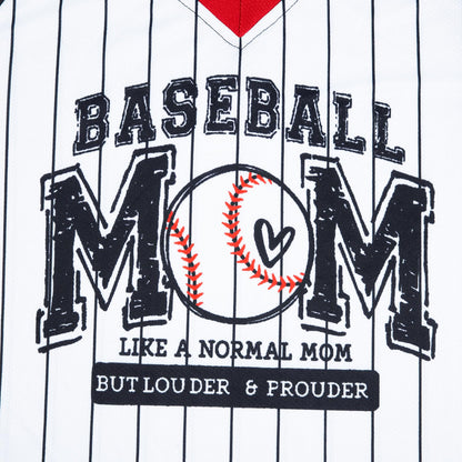 Baseball Mom Shirts for Women V Neck Baseball Stripe Outfits