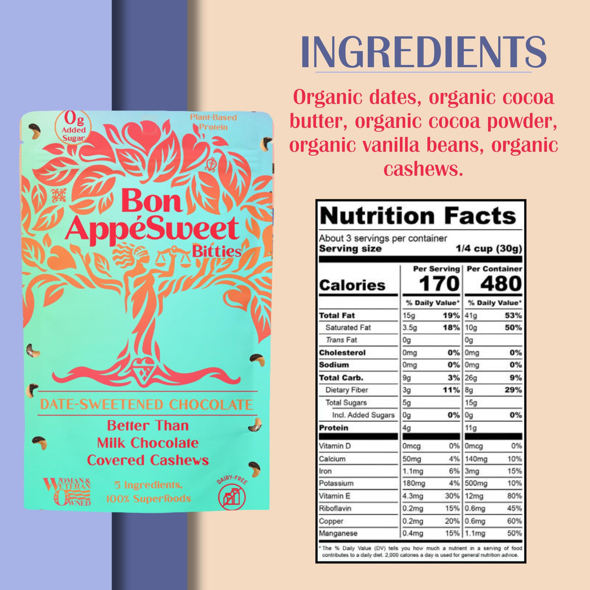 Bon Appesweet Date Sweetened Chocolate Variety