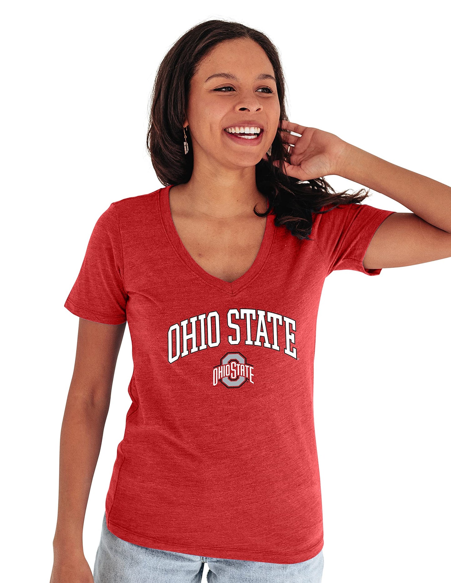 Heathered Team Color Confetti T Shirt