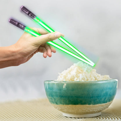 ChopSabers Lightsaber Led Light Up Chopsticks (1 Pair, Blue)
