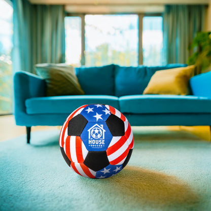in The House Soccer Ball - Indoor Size 4 Padded Soccer Ball for Girls (Ages 3+), Boys (Ages 3+) & Adults - Bring Soccer Practice Home - Perfect for Juggling - Gift for Soccer Player