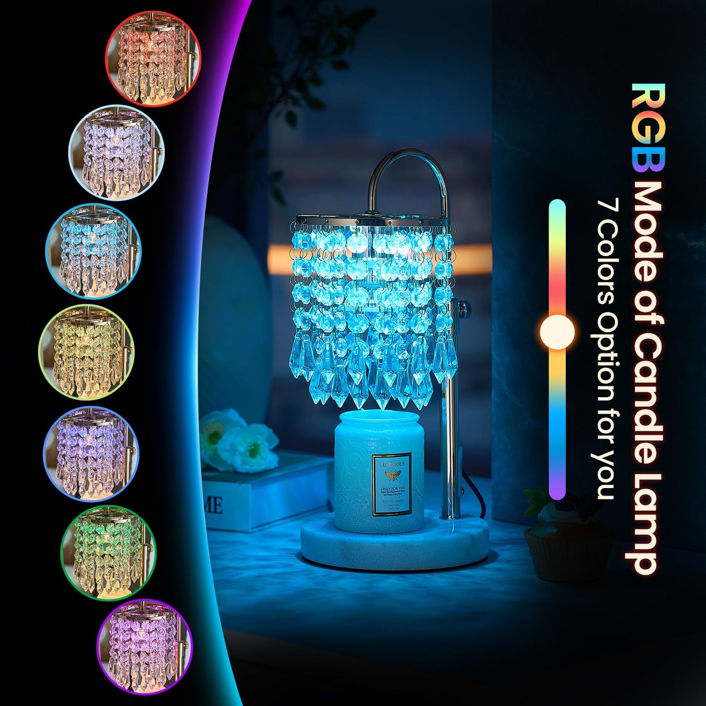 Candle Warmer Lamp with Timer & Dimmer