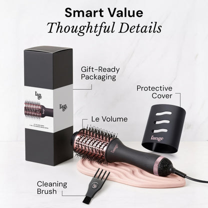 L'ANGE HAIR Le Volume 2-in-1 Titanium Blow Dryer Brush