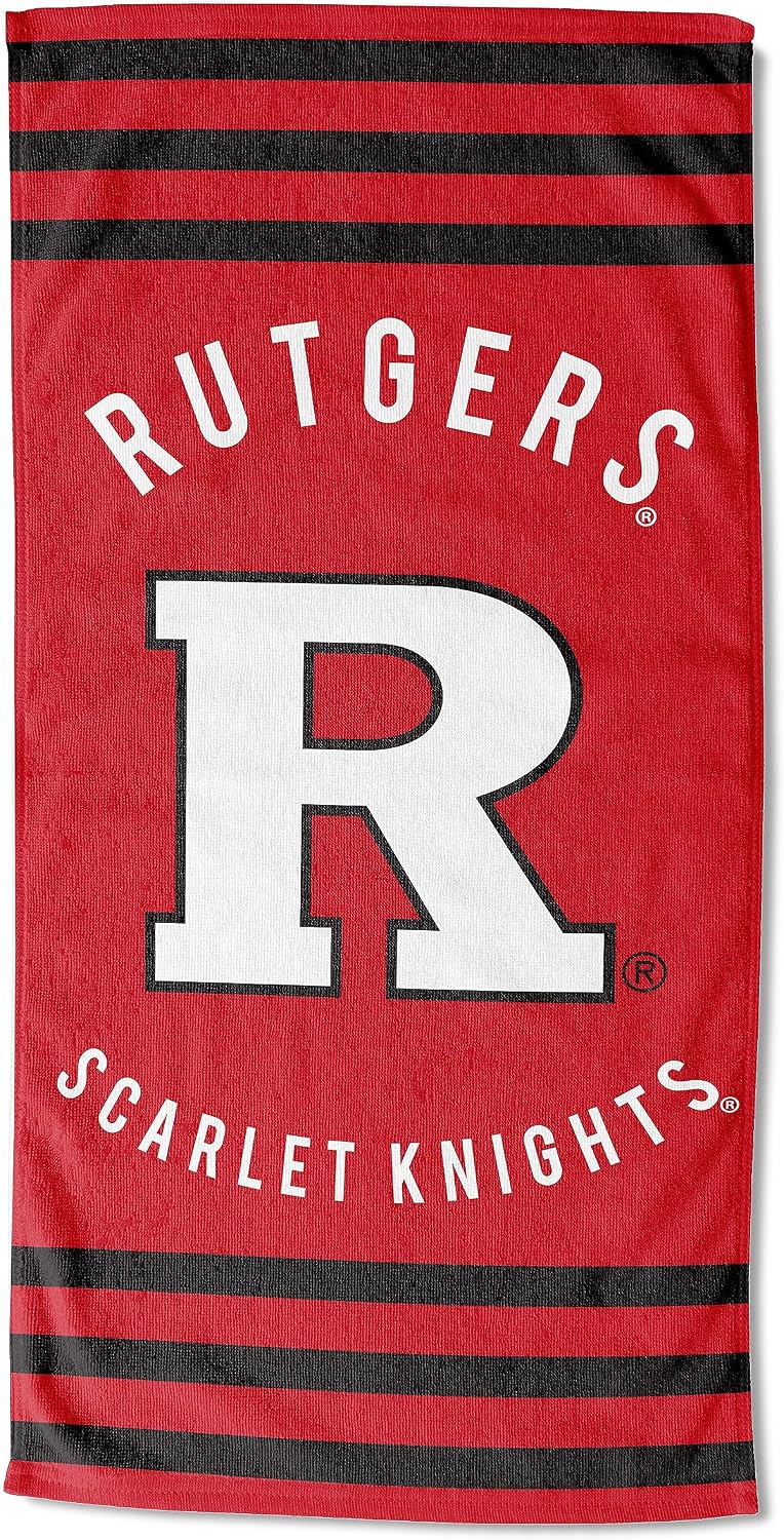 Northwest NCAA Alabama Crimson Tide Unisex-Adult Beach Towel, 30" x 60", Stripes