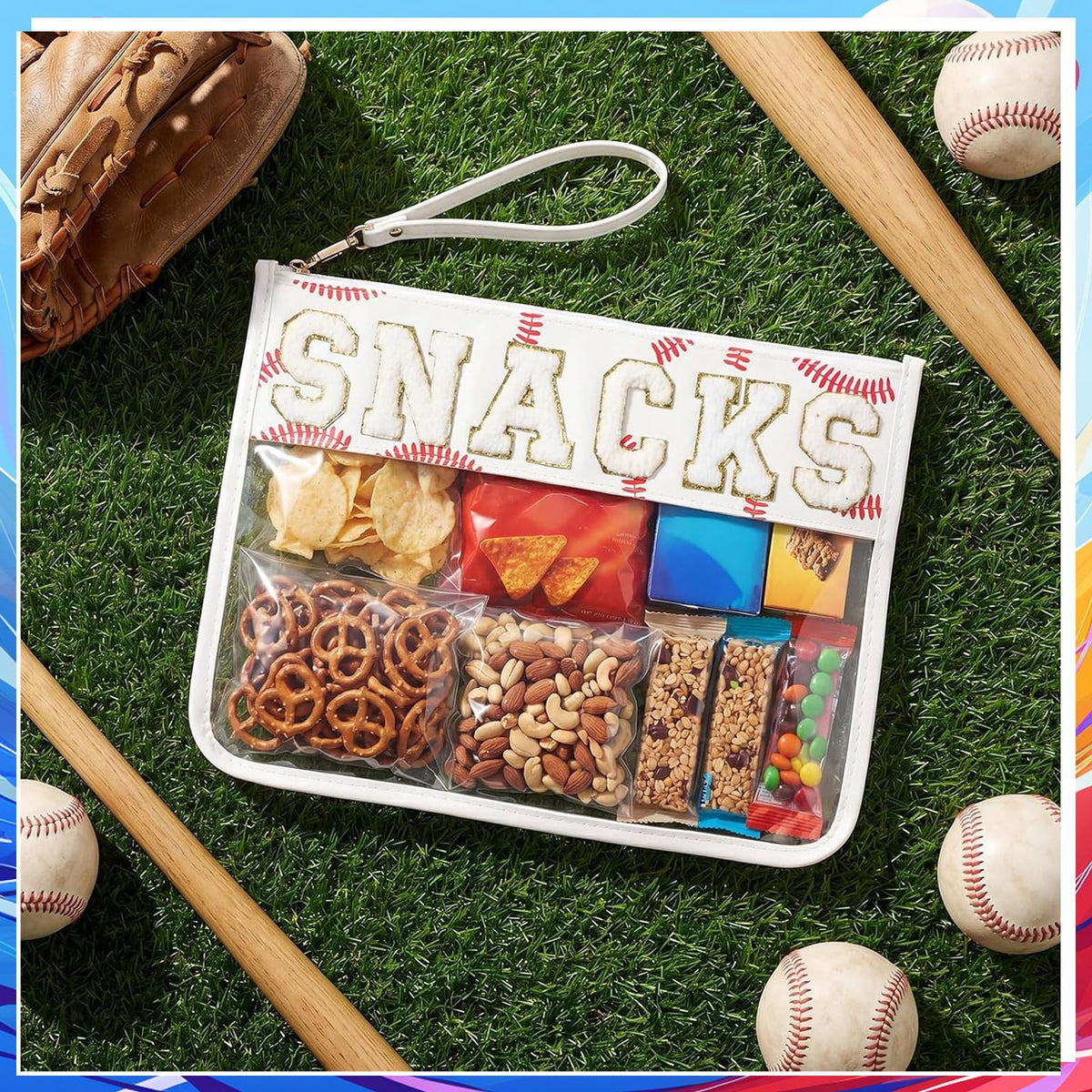 1 Pcs Soccer Snack Bag Baseball Party Favors Mom Gifts
